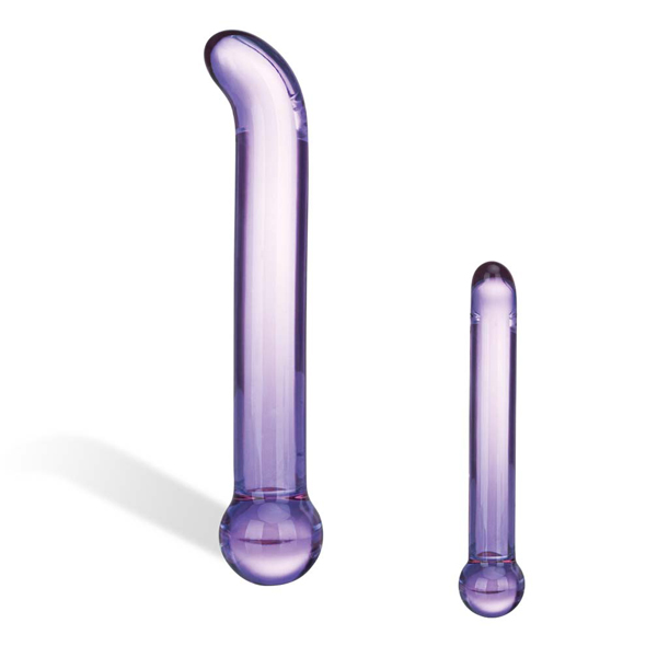 Purple glass g-spot tickler