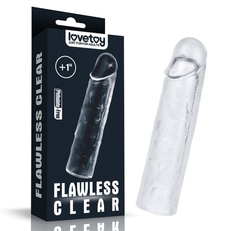 Penis sleeve clear flawless
