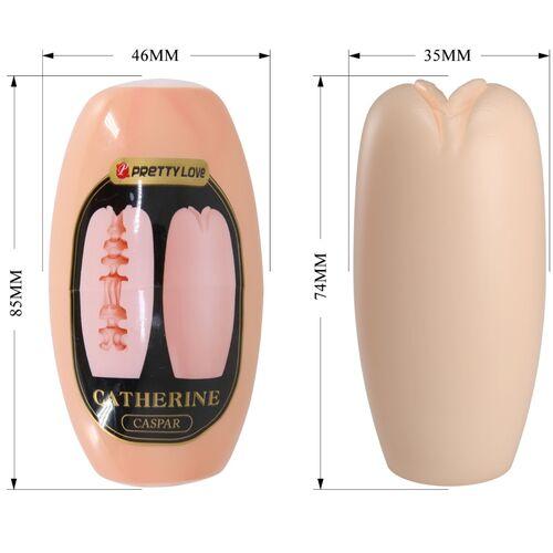 Masturbador masculino Catherine naranja - Imagen 4