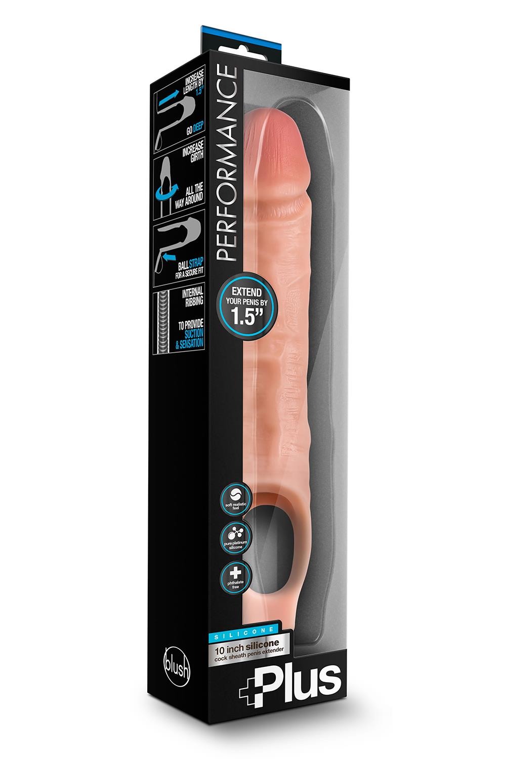 Plus 10" Penis Extender Performance+ - Imagen 2