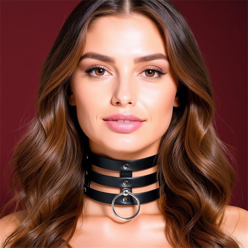 Collar ancho negro - Imagen 2
