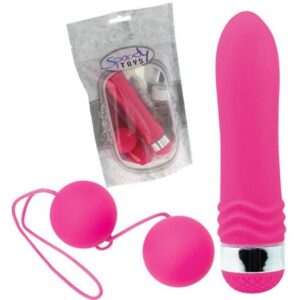 Mini kit vibrador+bolas+lubricante