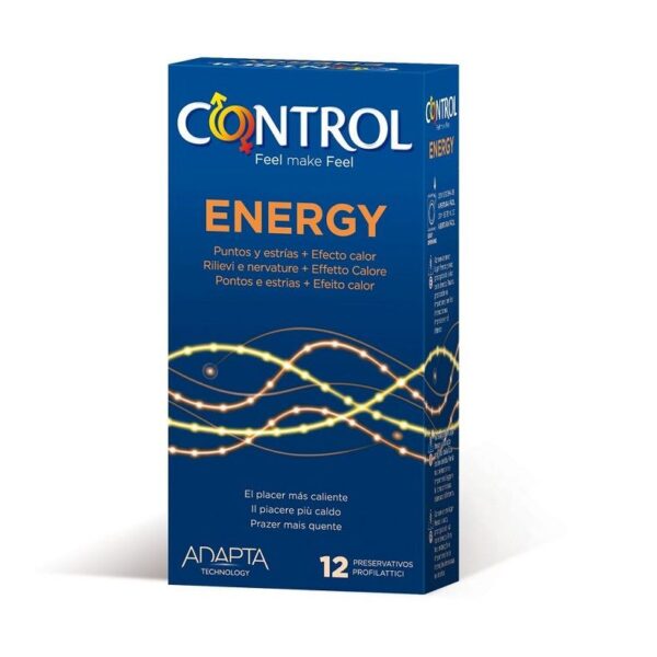 Energy estriado y efecto calor 12 unidades