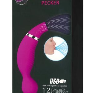 Succionador+masajeador 12 vibraciones Pecker