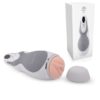 Portable masturbator vagina con vibrador