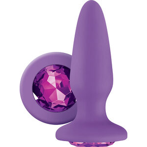 Plug de silicona con gema