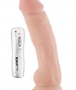 Realítico 17,5cm con vibrador 7 velocidades