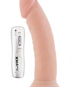 Realítico 18cm con vibrador 7 velocidades