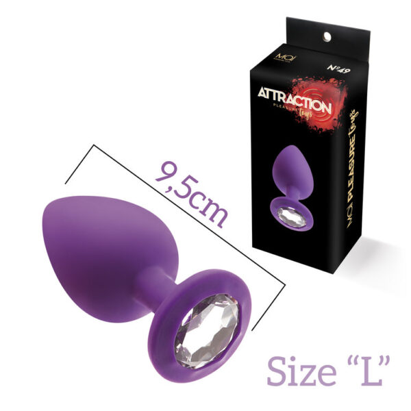 Plug silicona con piedra - Imagen 6