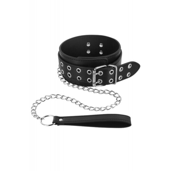 Collar ajustable ancho y correa