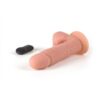 Vibrador realistico c/testiculos recargable con mando y rotación - Imagen 2