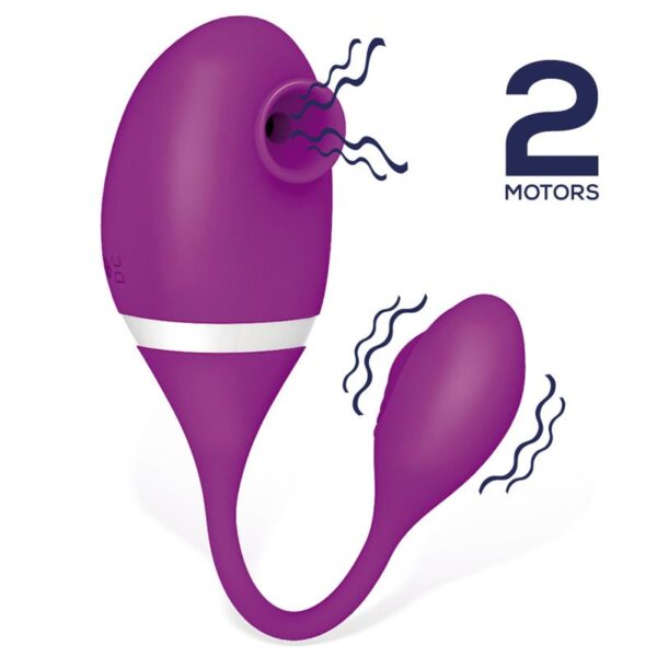 Succionador con huevo vibrador 2 en 1 - Imagen 2