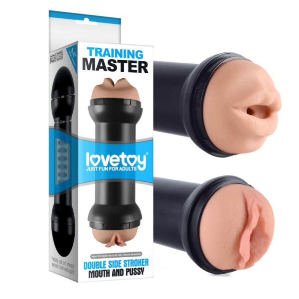 Masturbador doble boca/vagina