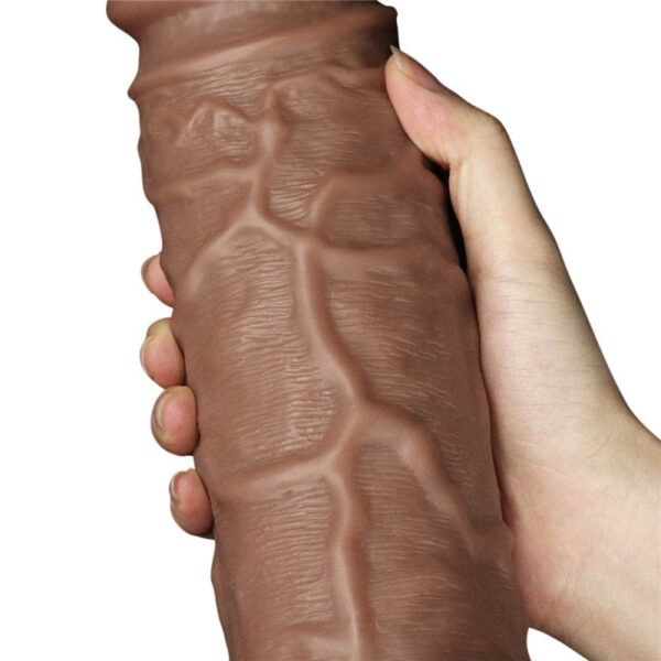 Realistic chubby dildo 10,5? negro - Imagen 4