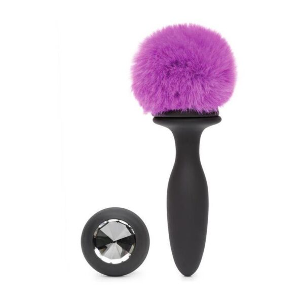 Plug con cola/joya recargable con mando