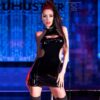 Vestido efecto mojado CR-4274