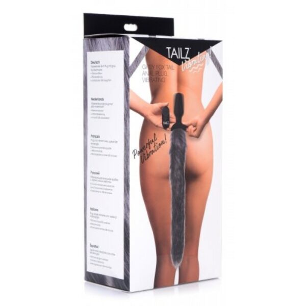 Plug anal recargable con cola de zorro - Imagen 5