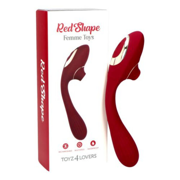 Succionador y vibrador articulado Red Shape