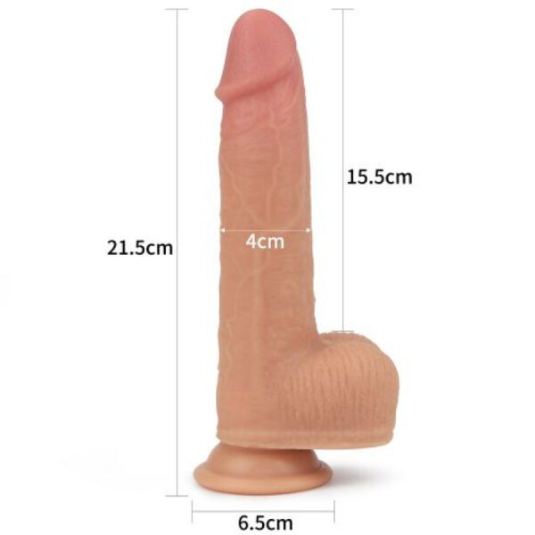 Pene ultrarealistico recargable y rotador - Imagen 2