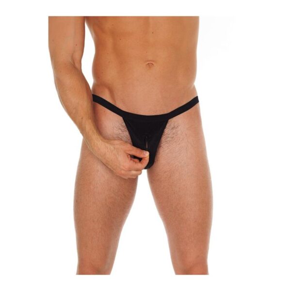 Tanga con cremallera