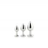 Kit 3 plugs Gleaming love plata - Imagen 3