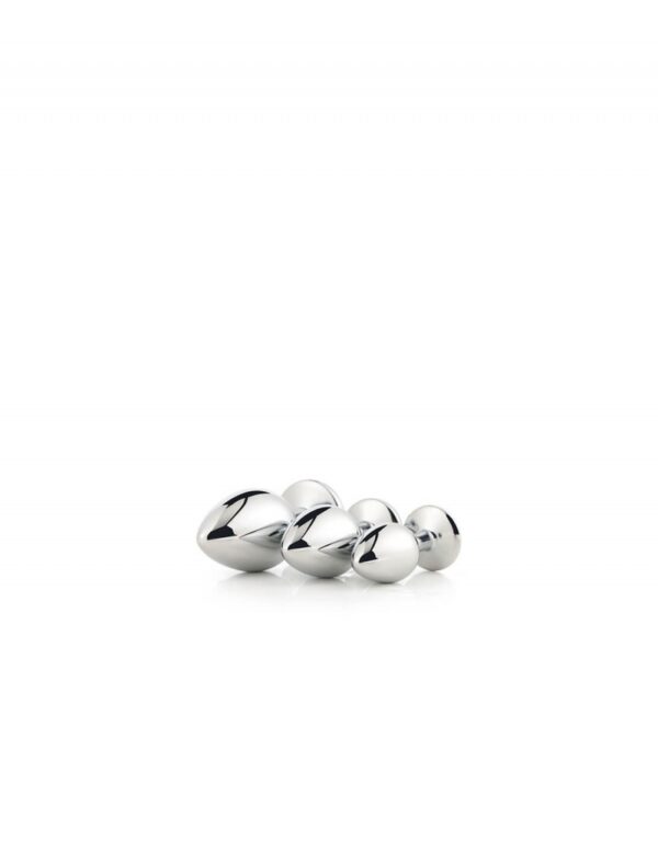 Kit 3 plugs Gleaming love plata - Imagen 5