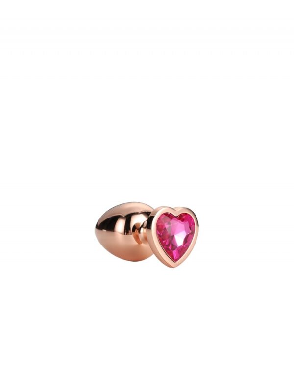 Plug pequeño Gleaming love dorado - Imagen 3