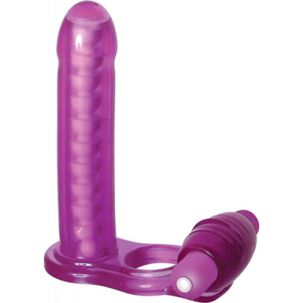 Anillo doble penetración articulado con vibrador - Imagen 6