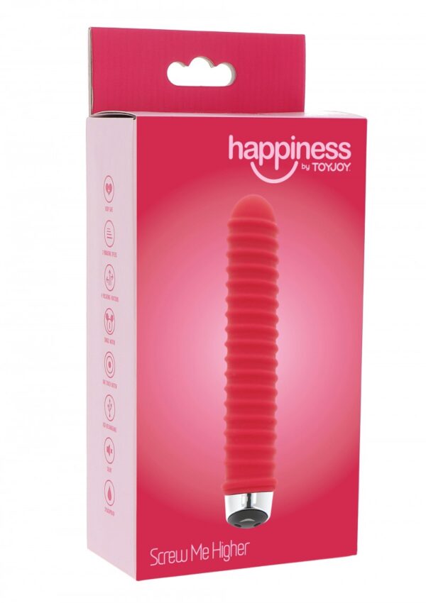 Vibrador recargable estriado screw me - Imagen 4
