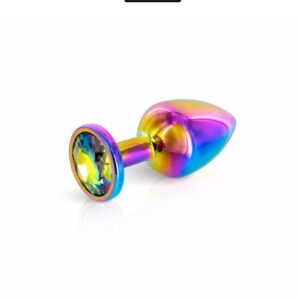 Plug anal bijou con joya 37gr multicolor