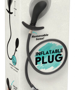 Plug anal hinchable con bola de metal
