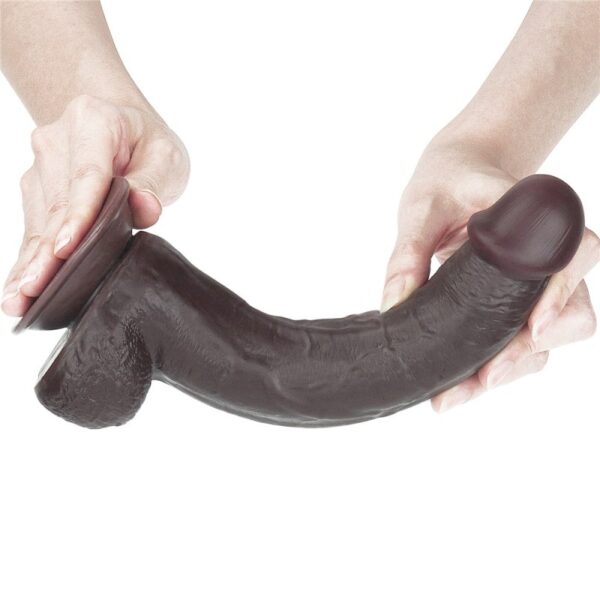 Dildo sliding dual layer negro 9,5? - Imagen 5