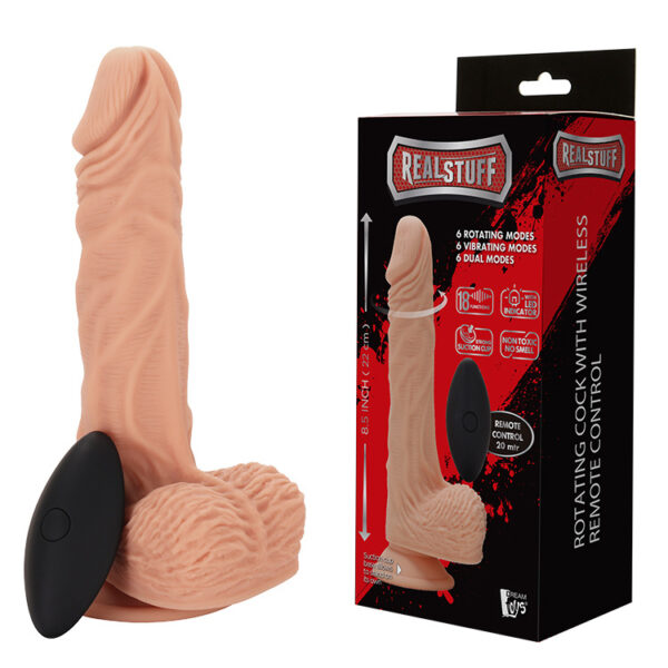 Realistico con mando vibrador,rotador y up&down