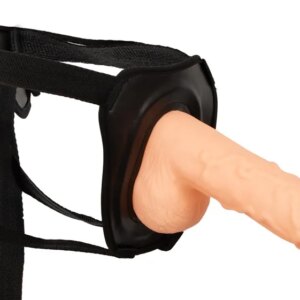 Erection assistant hollow strap on