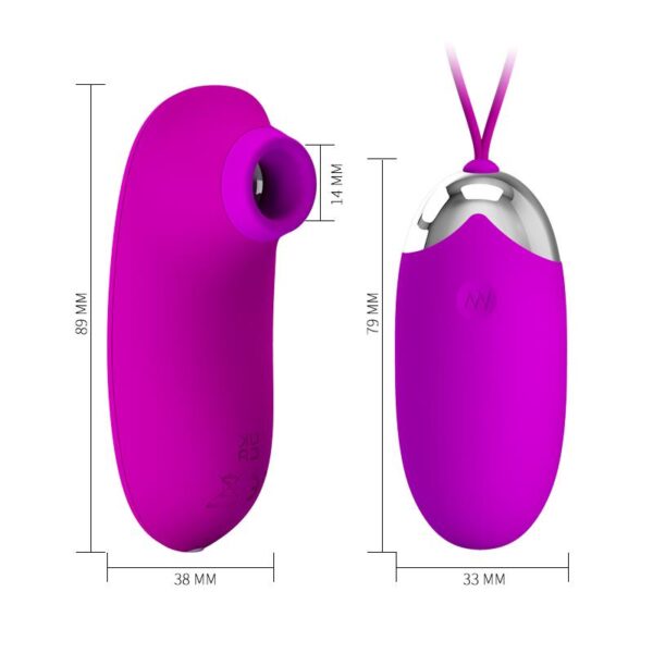 Set succionador con huevo vibrador - Imagen 5