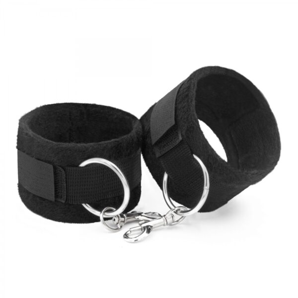Black velcro handcuffs - Imagen 2