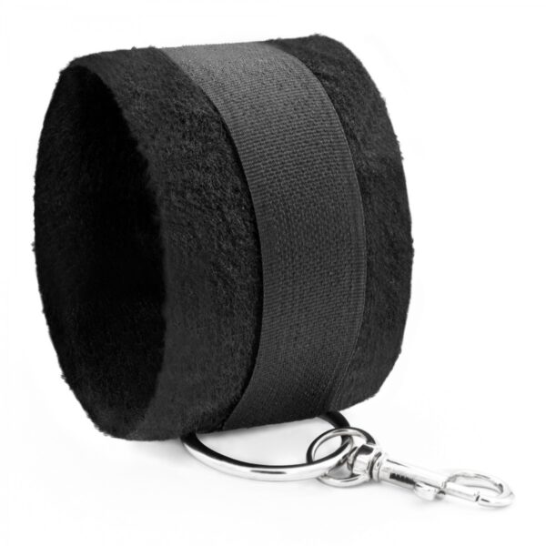 Black velcro handcuffs - Imagen 3