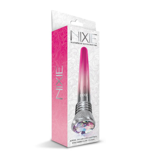 Vibrador Nixie classic pink con joya - Imagen 4
