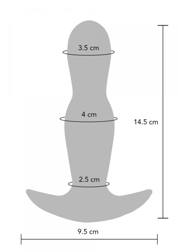 Plug anal vibrador hinchable The Stout - Imagen 6