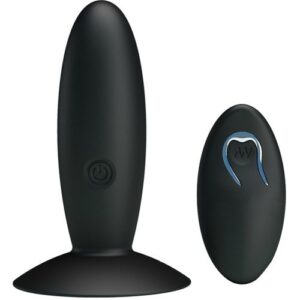Plug anal recargable y con mando a distancia