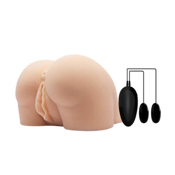 Masturbador vagina y ano con doble vibrador