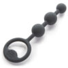 Silicone anal beads