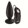 Plug anal con vibrador y ventosa