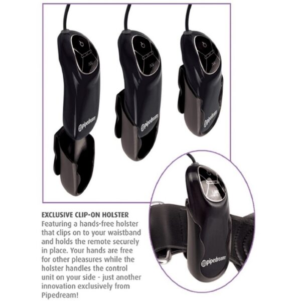 Plug anal con vibrador y ventosa - Imagen 2