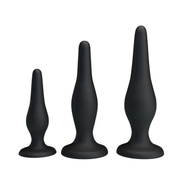 Pack 3 plugs anales