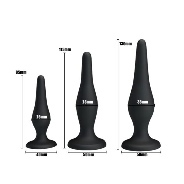 Pack 3 plugs anales - Imagen 4