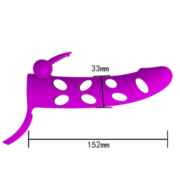 Funda pene con bala vibradora - Imagen 2