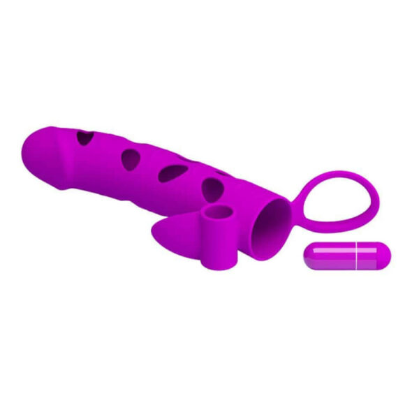 Funda pene con bala vibradora - Imagen 4