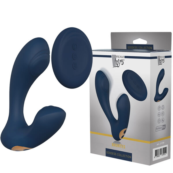 Vibrador prostático con mando Brontes