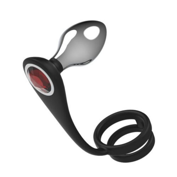 Anillo con kit 3 plugs aluminio Pleasure bully - Imagen 2